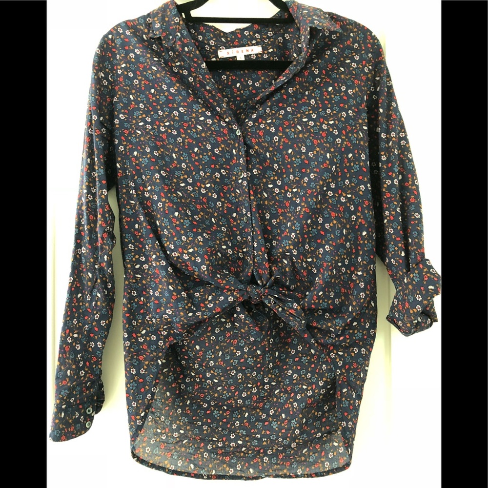 Xirena floral button down